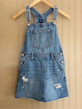 GAP Kids Classic Denim Pinafore Dress Child Size Large or 9-10 kids